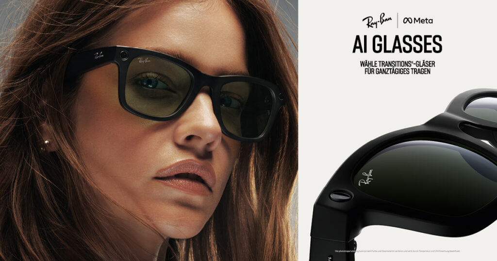 Ray Ban AI Glases, Die Brille mit KI, smarttechnologie